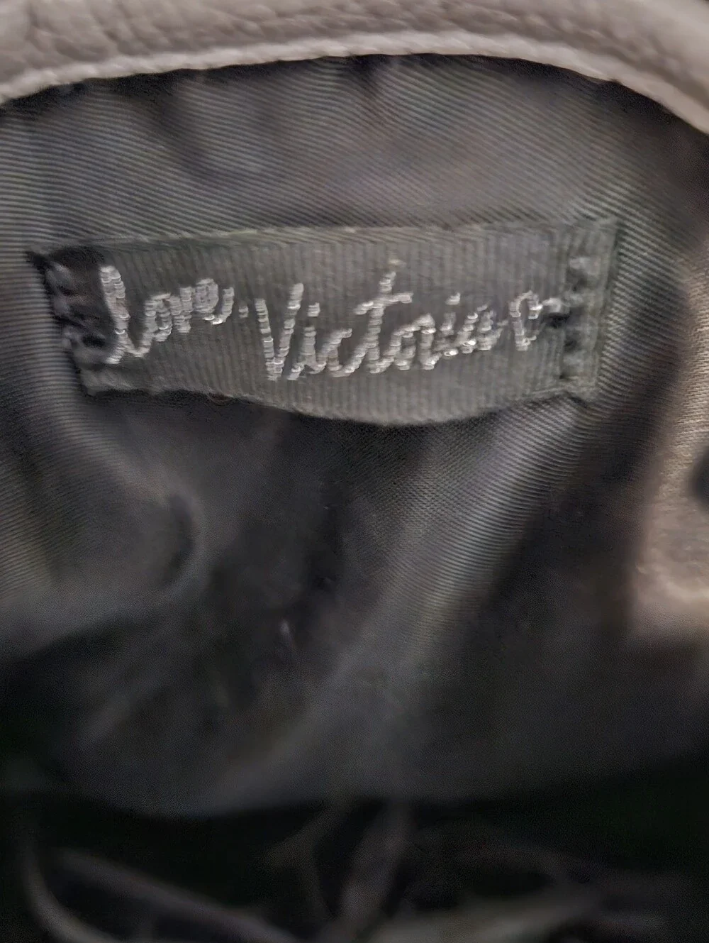 Victoria's Secret Faux‎ Leather Backpack Gray Bag Snap Pocket Limited Edition